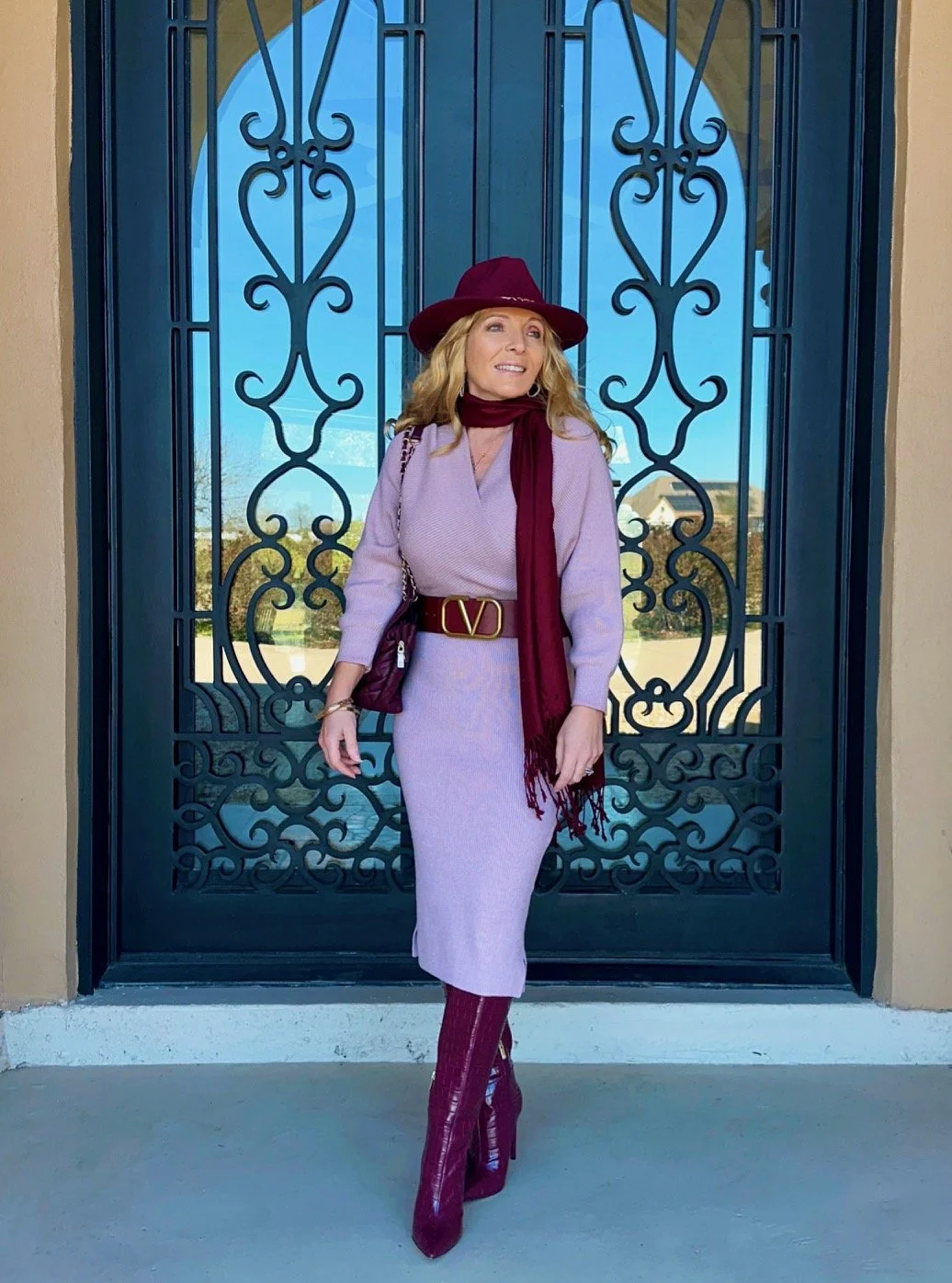 Lovely lilac Crows feet in heels